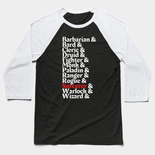 I'm The Sorcerer - D&D All Class Baseball T-Shirt